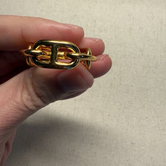 Hermès Regate Scarf Ring – 90 Format | Permabrass Finish - Picture 5 of 7